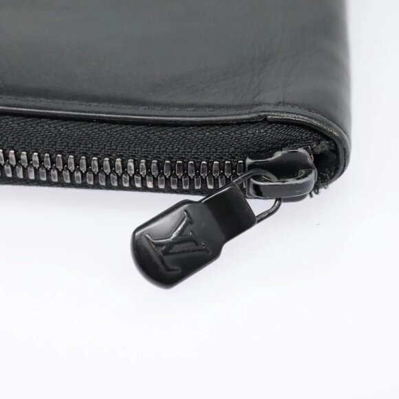 LOUIS VUITTON Monogram Shadow Zippy Wallet Vertical Black M62902 LV Auth 91911 - Picture 10 of 15